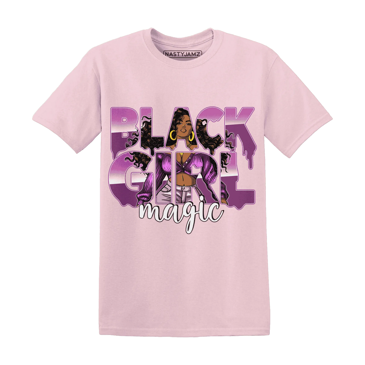 GS-Hyper-Violet-4s-T-Shirt-Match-Black-Girl-Magic
