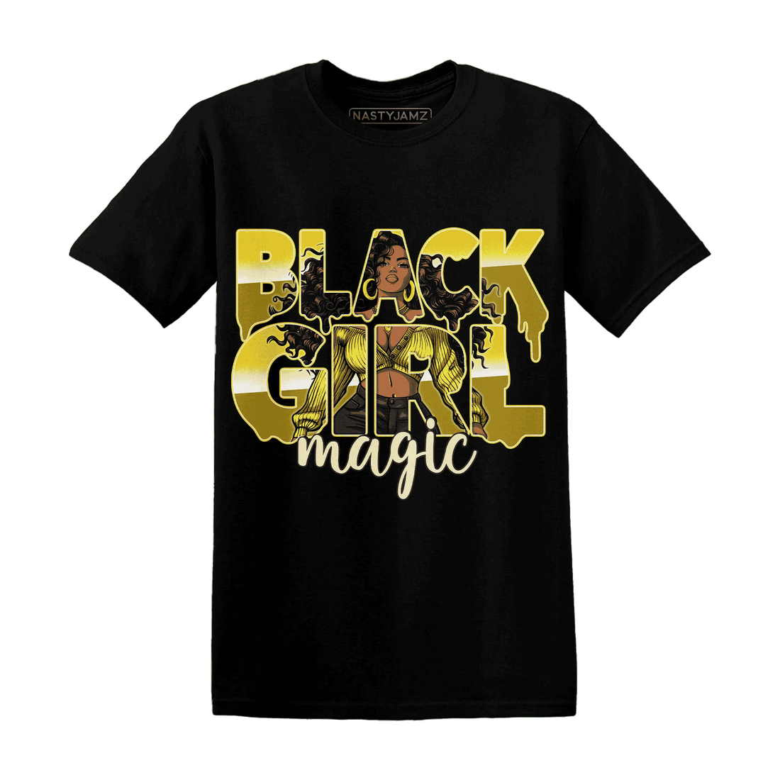 Vivid-Sulfur-4s-T-Shirt-Match-Black-Girl-Magic