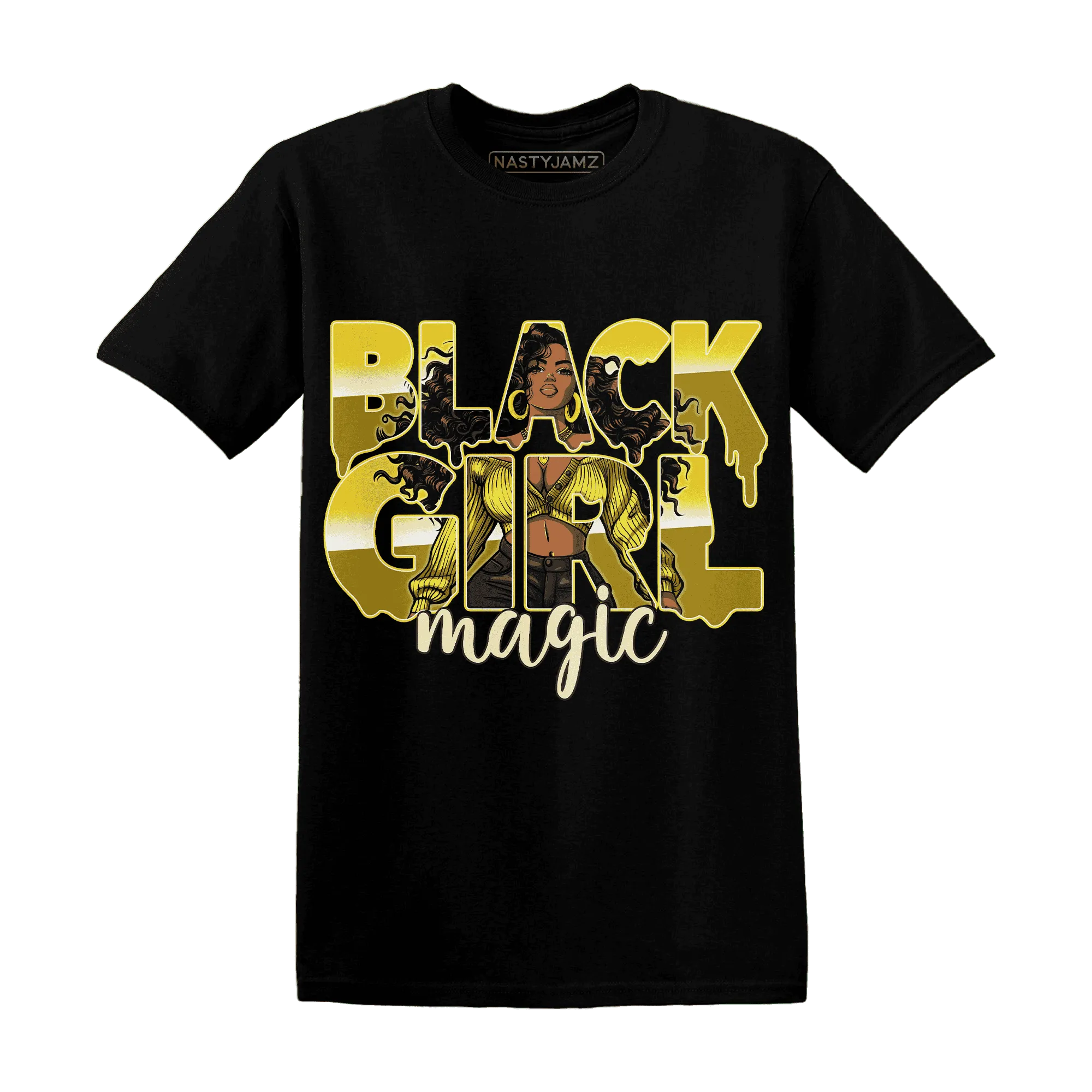 Vivid-Sulfur-4s-T-Shirt-Match-Black-Girl-Magic