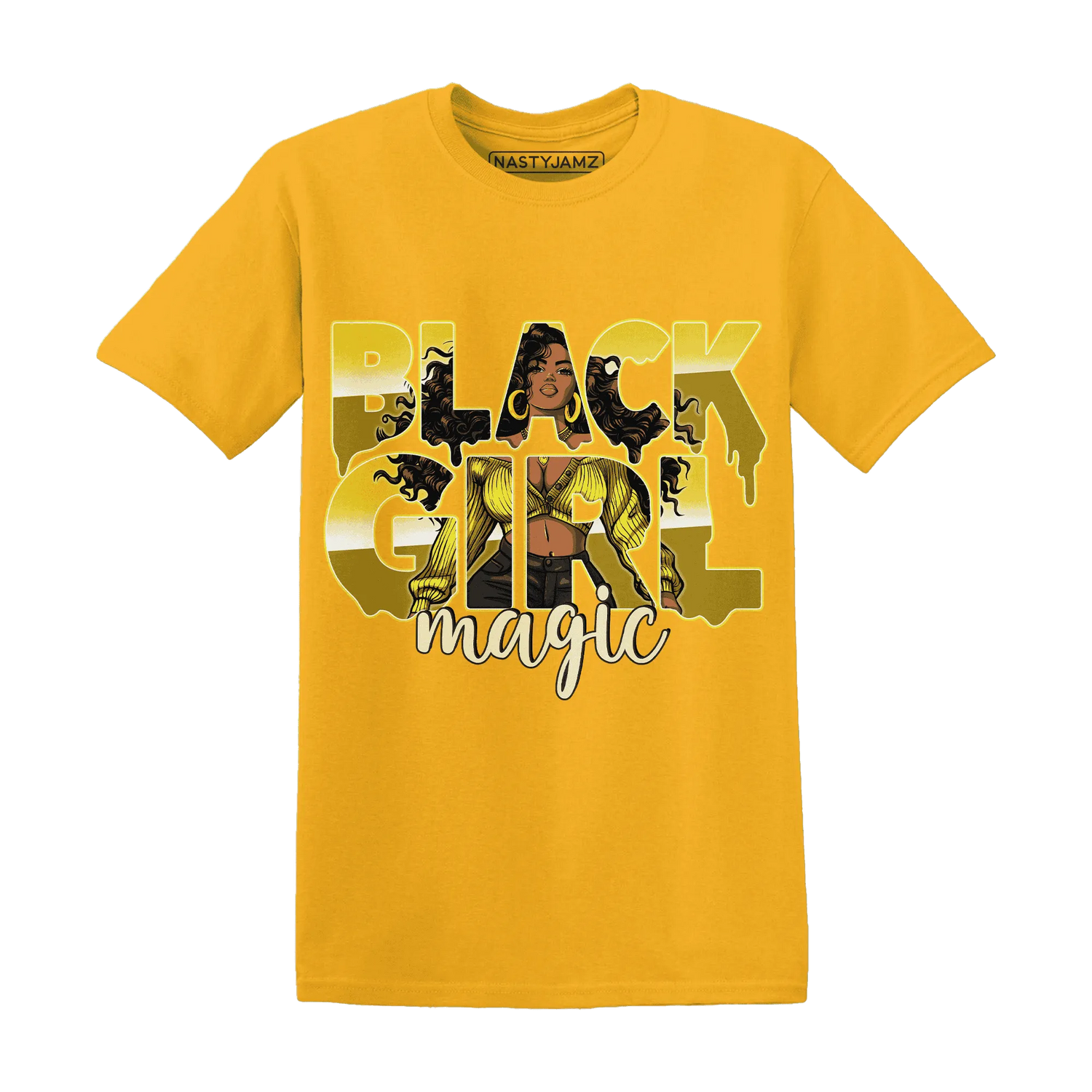 Vivid-Sulfur-4s-T-Shirt-Match-Black-Girl-Magic