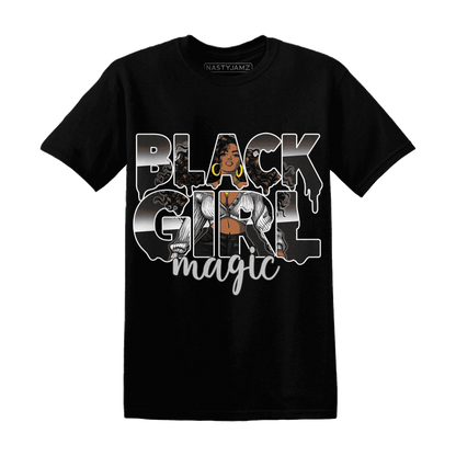 White-Thunder-4s-T-Shirt-Match-Black-Girl-Magic