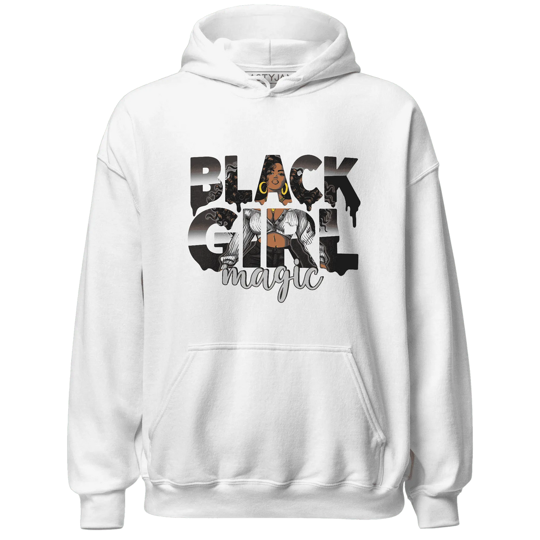 White-Thunder-4s-Hoodie-Match-Black-Girl-Magic