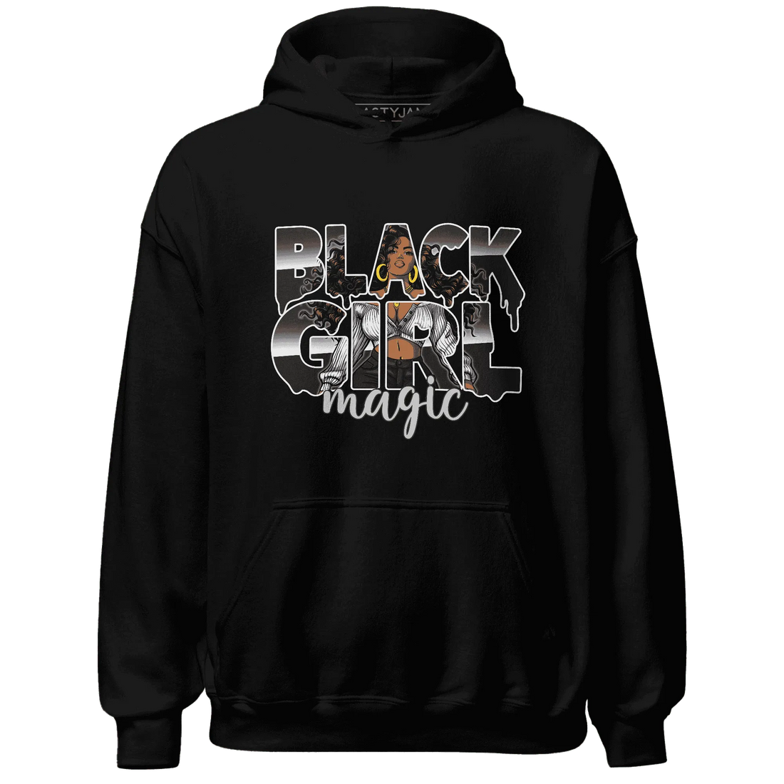 White-Thunder-4s-Hoodie-Match-Black-Girl-Magic