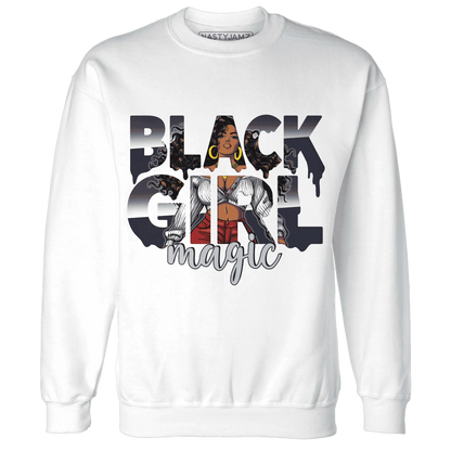 White-Navy-6s-Sweatshirt-Match-Black-Girl-Magic