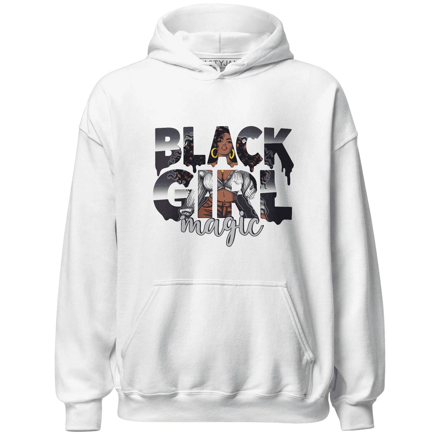 White-Navy-6s-Hoodie-Match-Black-Girl-Magic