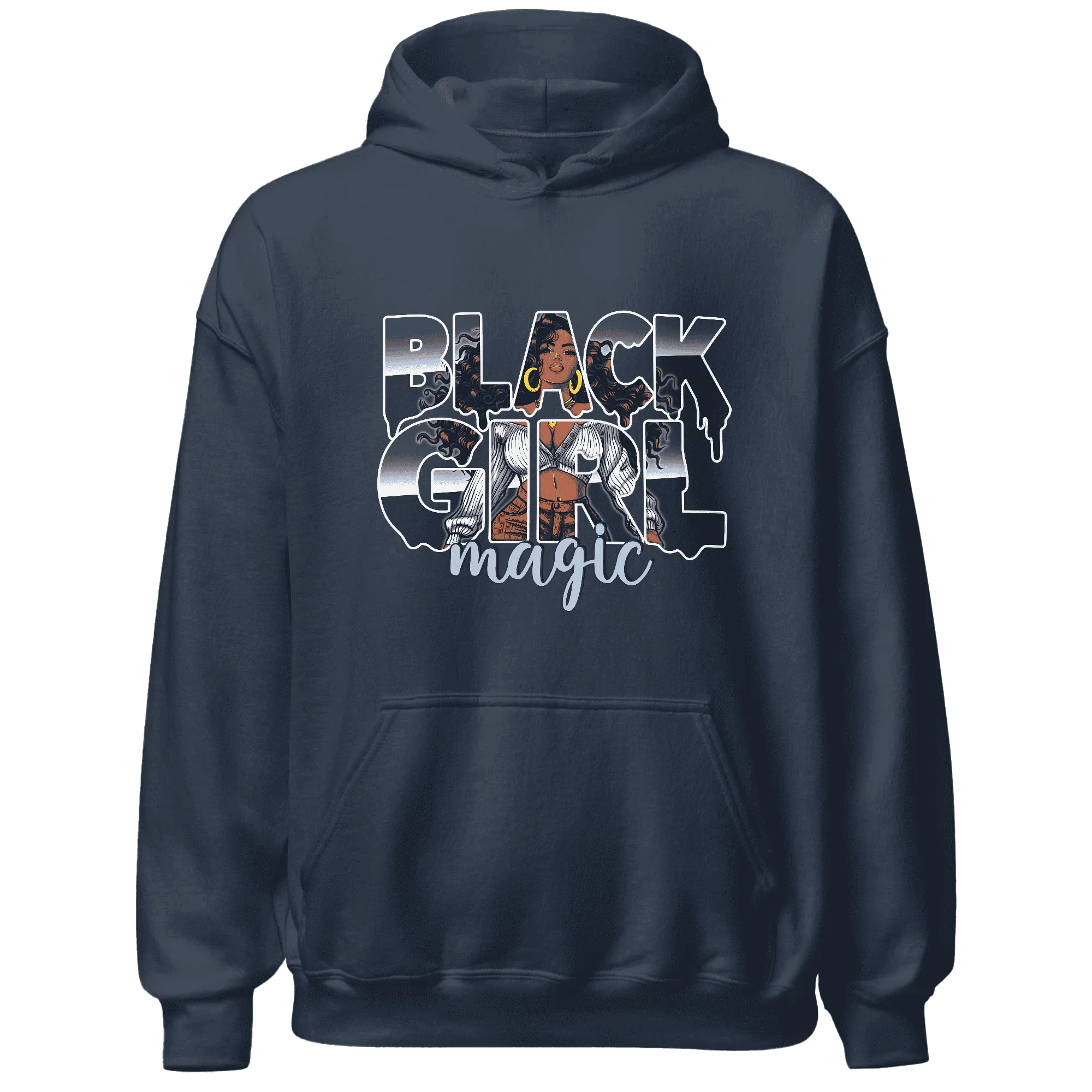 White-Navy-6s-Hoodie-Match-Black-Girl-Magic