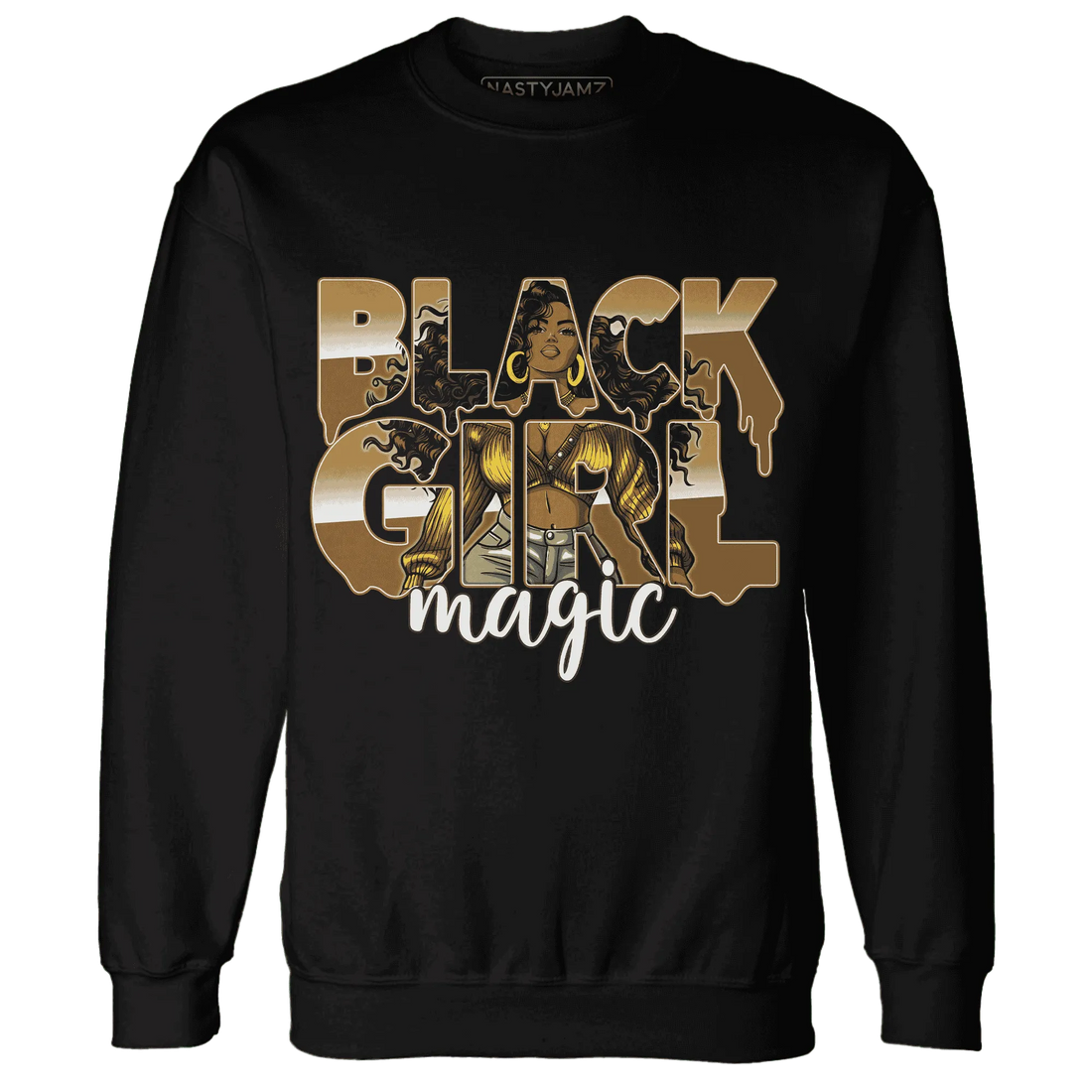 Wheat-13s-Sweatshirt-Match-Black-Girl-Magic