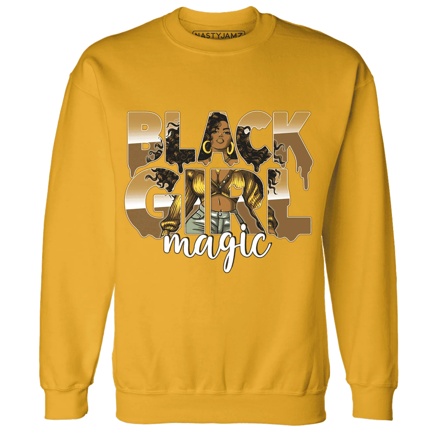 Wheat-13s-Sweatshirt-Match-Black-Girl-Magic