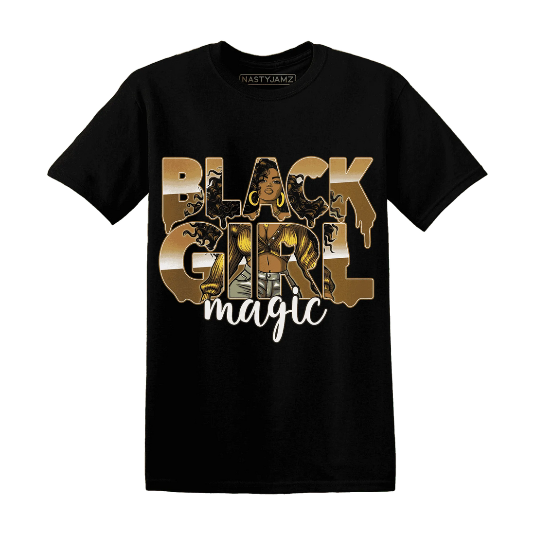 Wheat-13s-T-Shirt-Match-Black-Girl-Magic