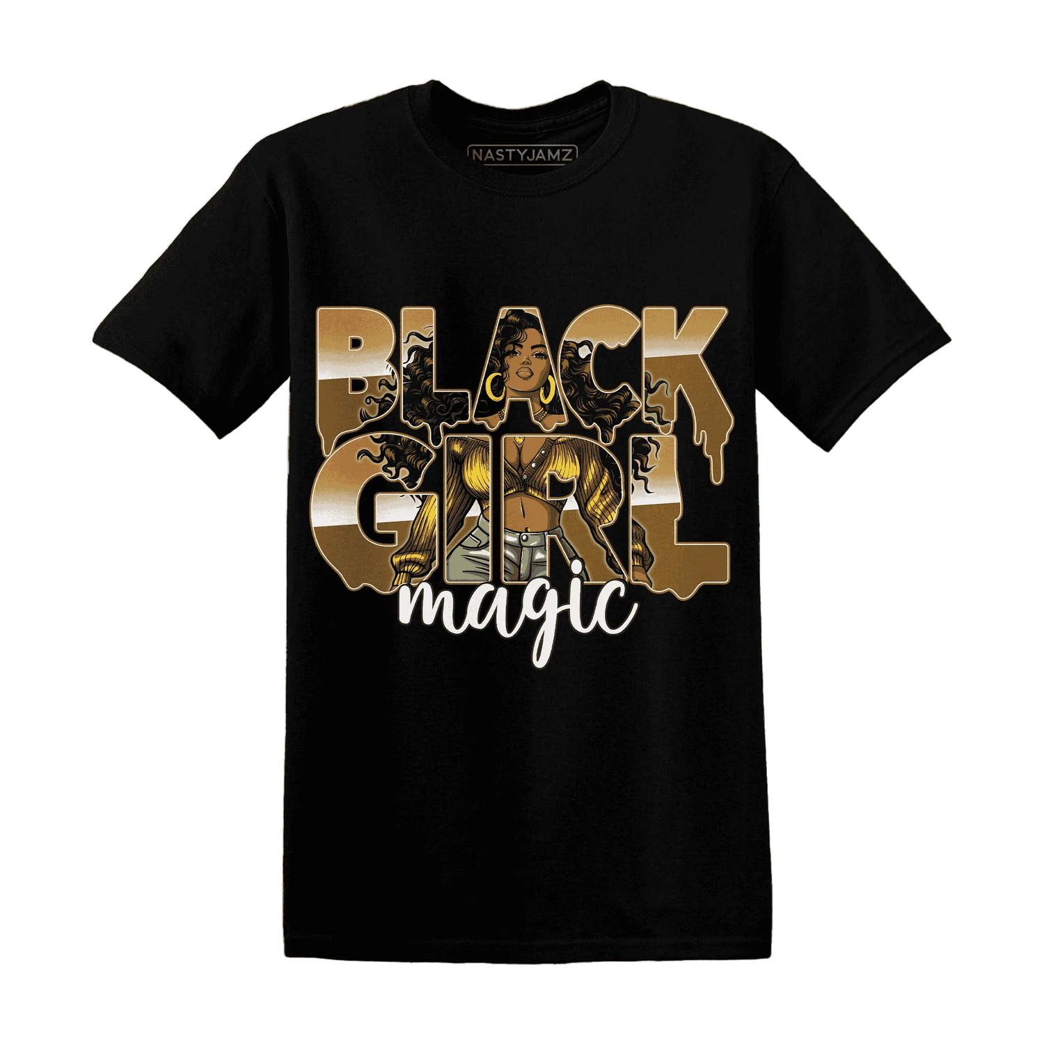 Wheat-13s-T-Shirt-Match-Black-Girl-Magic