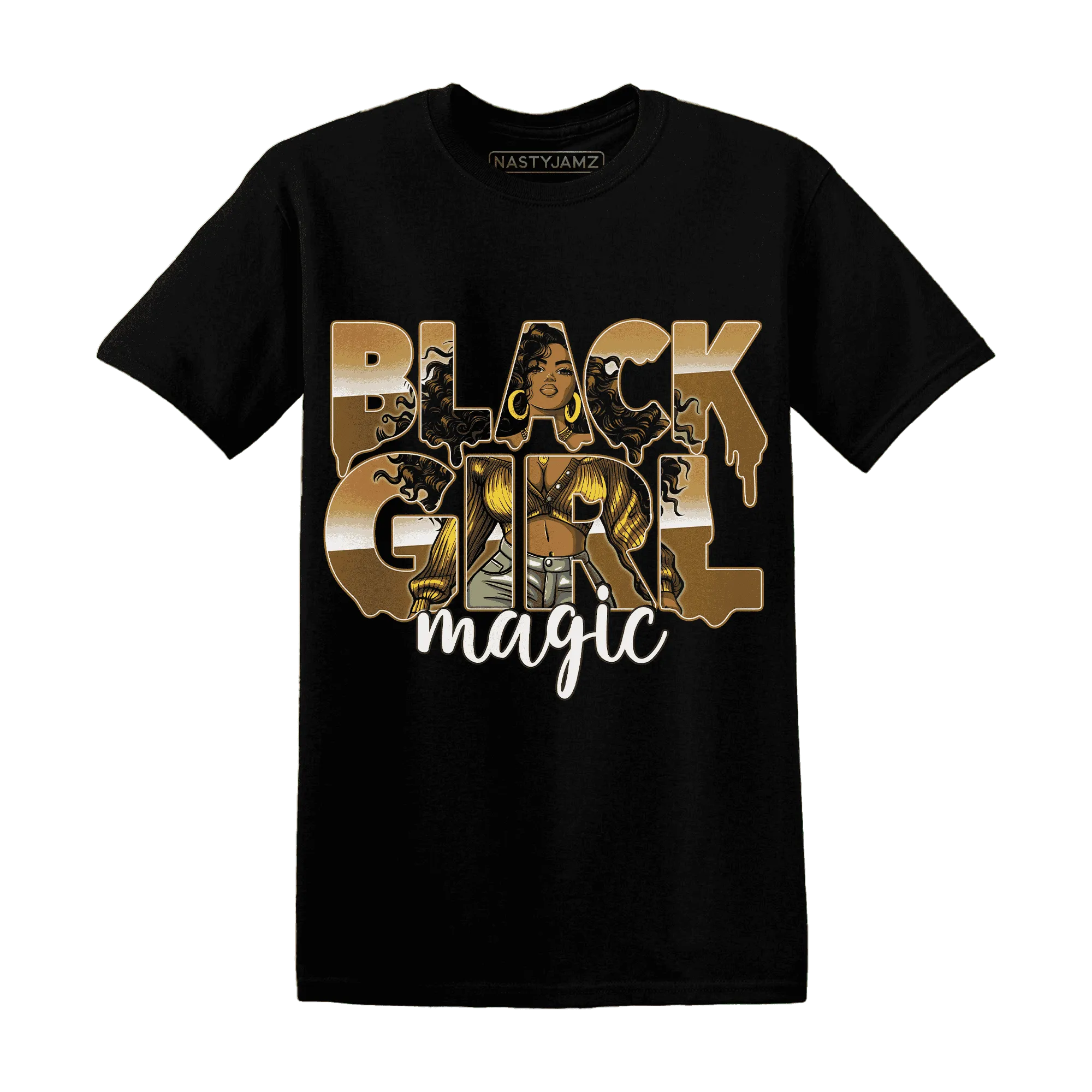 Wheat-13s-T-Shirt-Match-Black-Girl-Magic