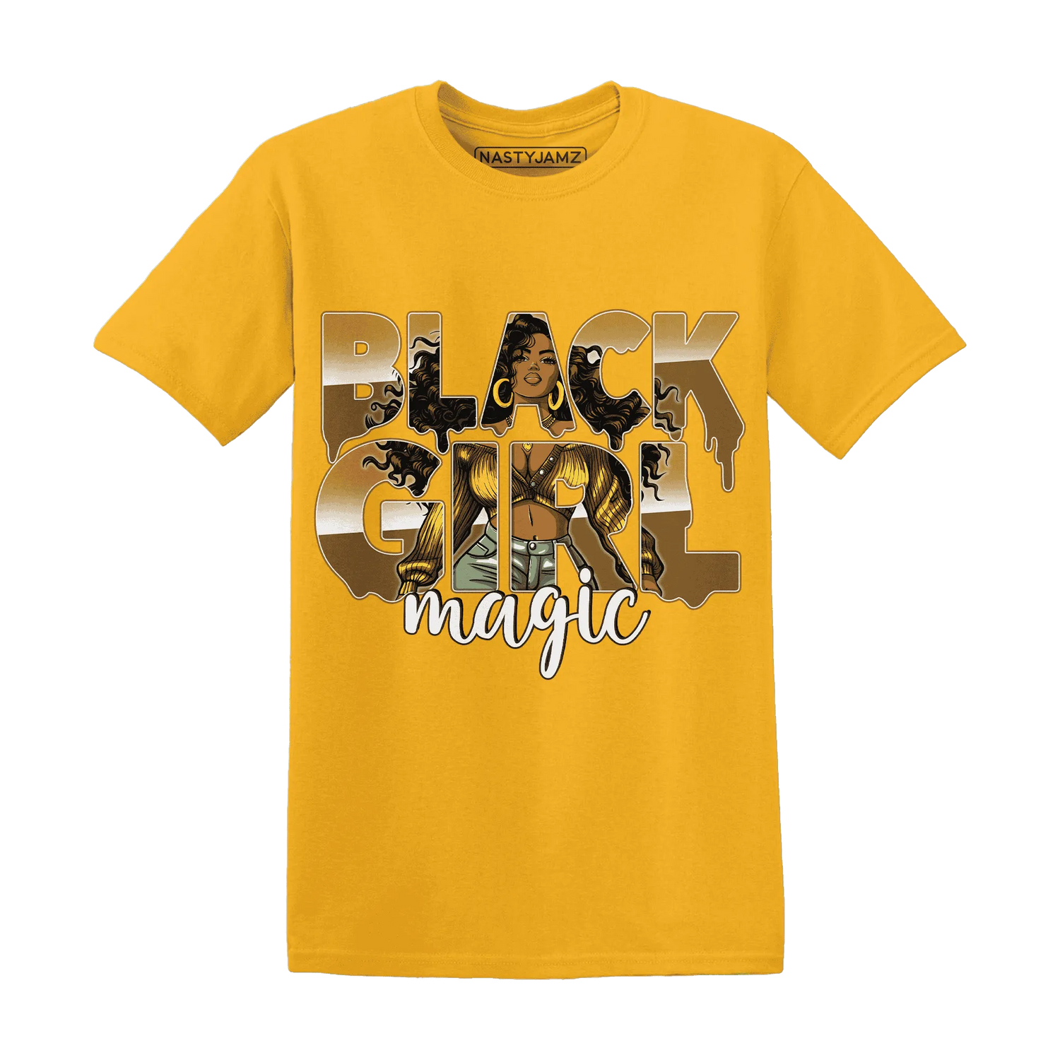 Wheat-13s-T-Shirt-Match-Black-Girl-Magic