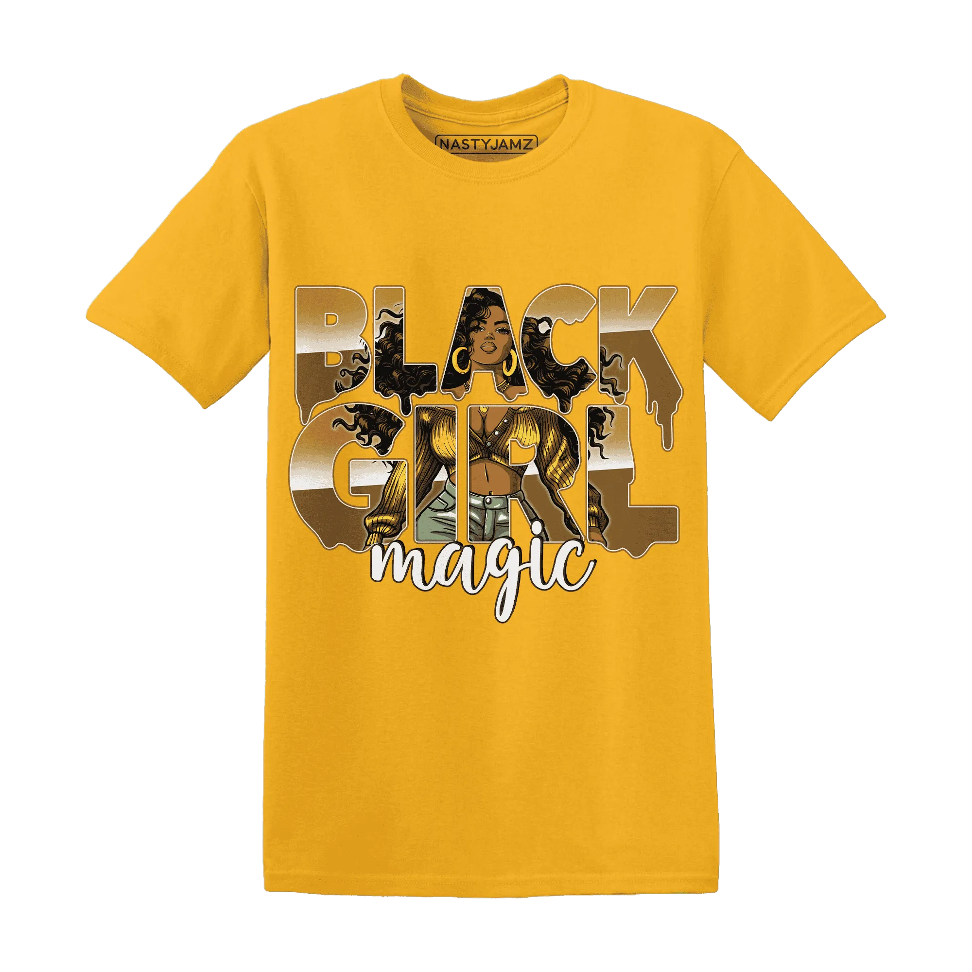 Wheat-13s-T-Shirt-Match-Black-Girl-Magic