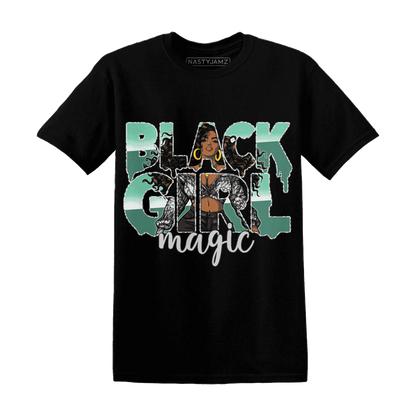 Green-Glow-3s-T-Shirt-Match-Black-Girl-Magic