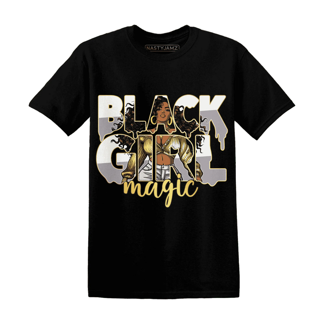 Sail-4s-T-Shirt-Match-Black-Girl-Magic