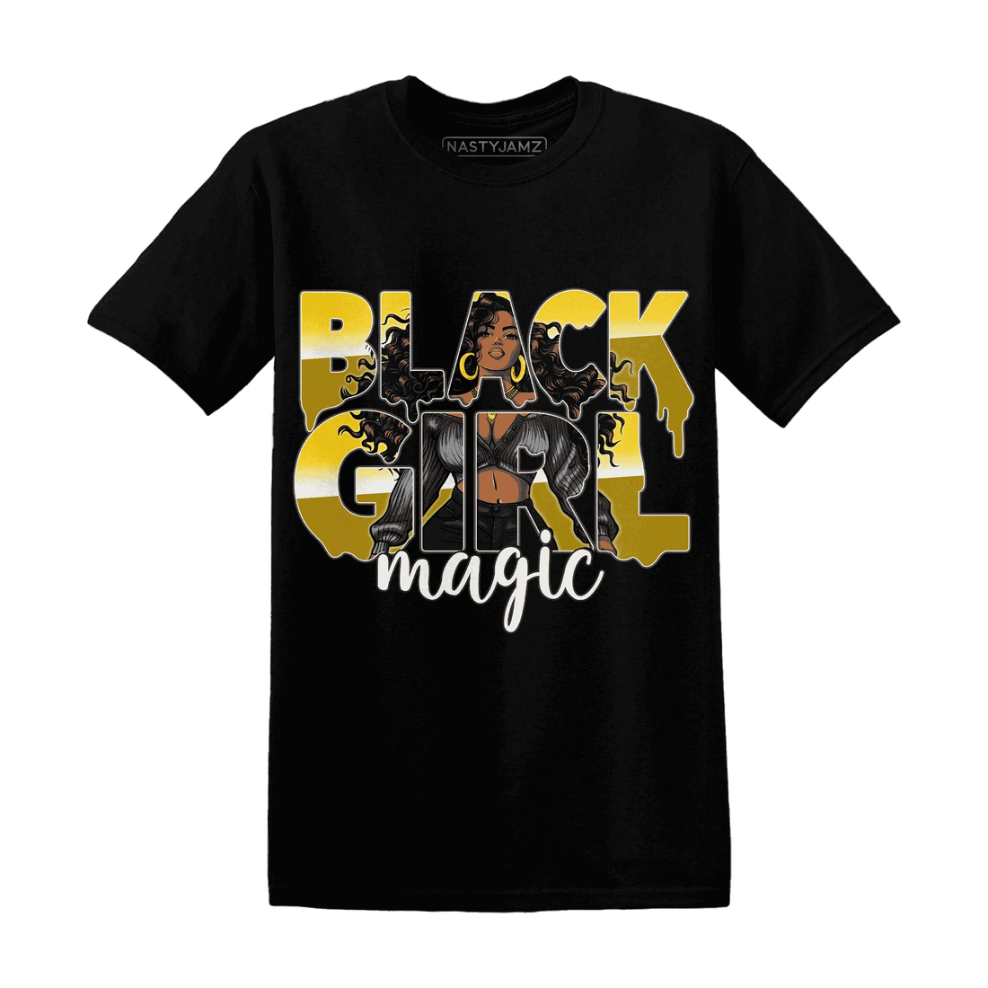 Thunder-4s-T-Shirt-Match-Black-Girl-Magic