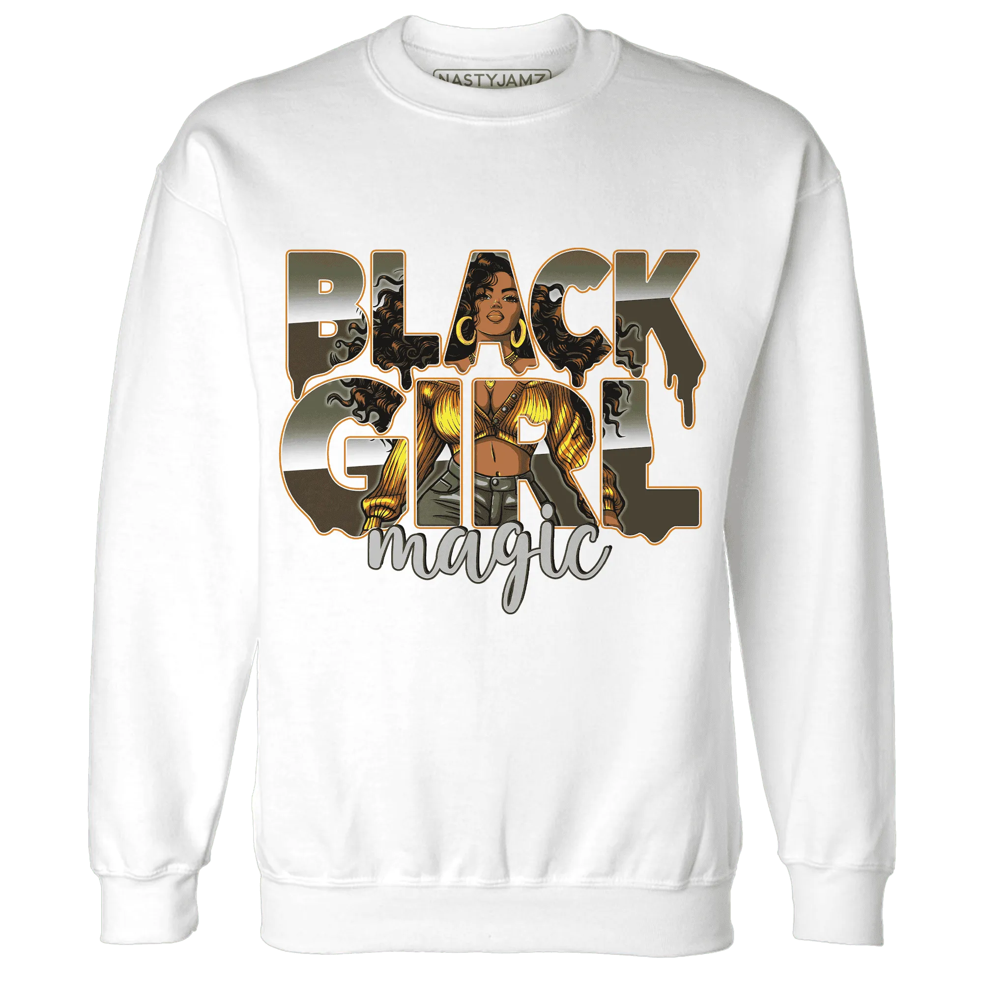 Olive-5s-Sweatshirt-Match-Black-Girl-Magic