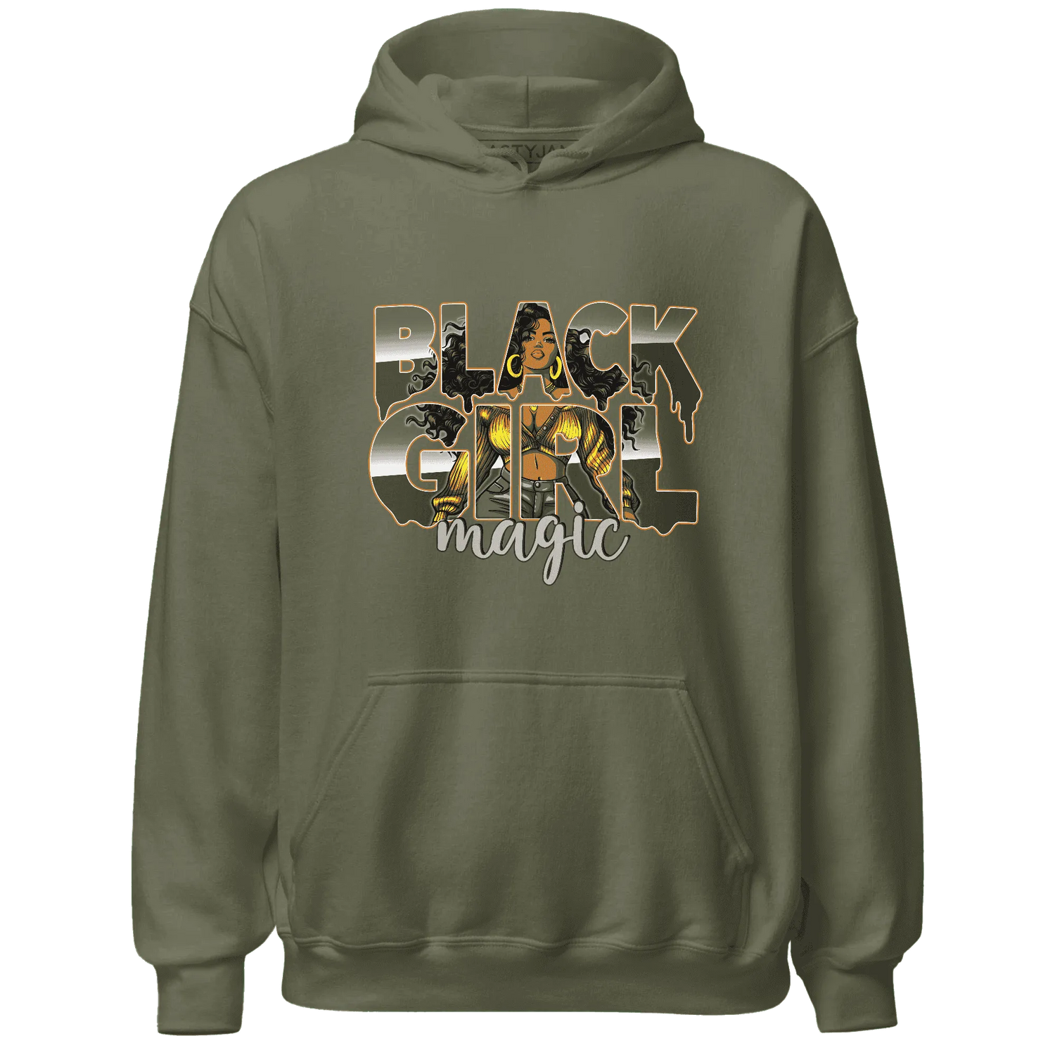 Olive-5s-Hoodie-Match-Black-Girl-Magic