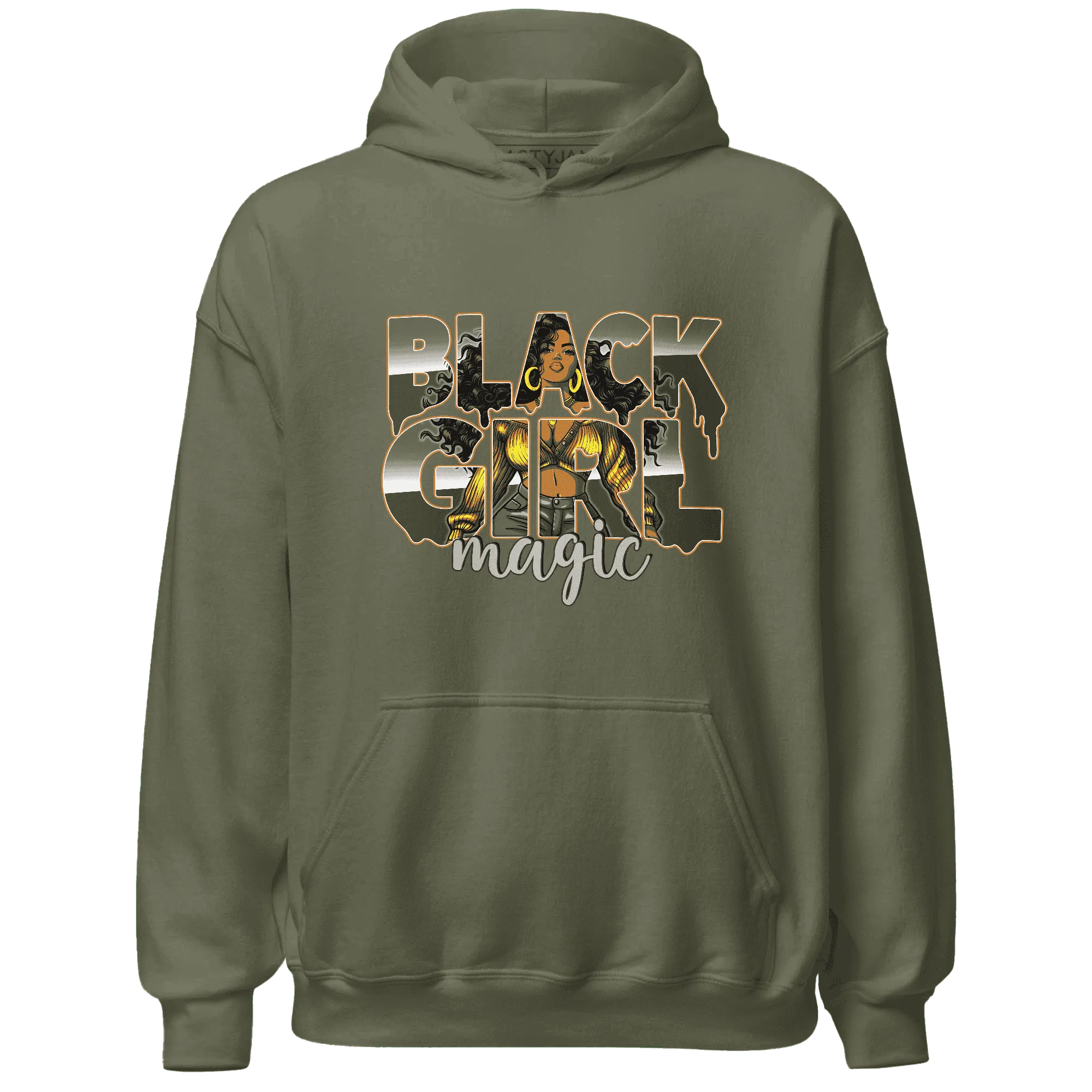 Olive-5s-Hoodie-Match-Black-Girl-Magic