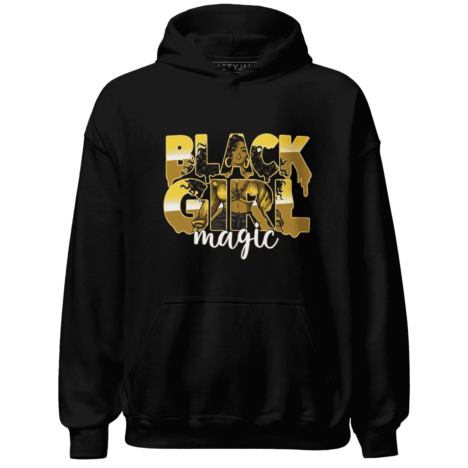 Yellow-Ochre-6s-Hoodie-Match-Black-Girl-Magic