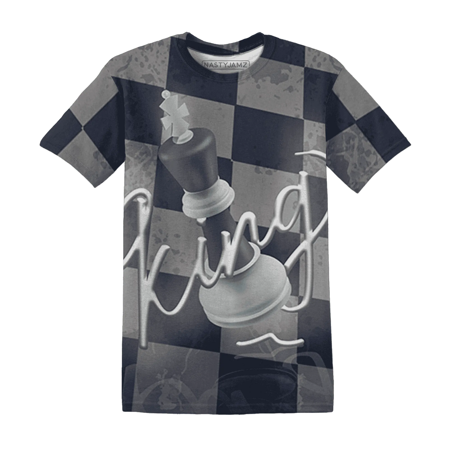 Low-Diffused-Blue-11s-T-Shirt-Match-Black-King-3D