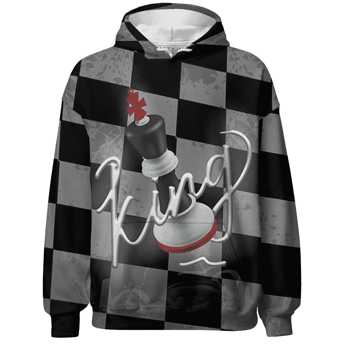 Retro-Red-Taxi-12s-Hoodie-Match-Black-King-3D