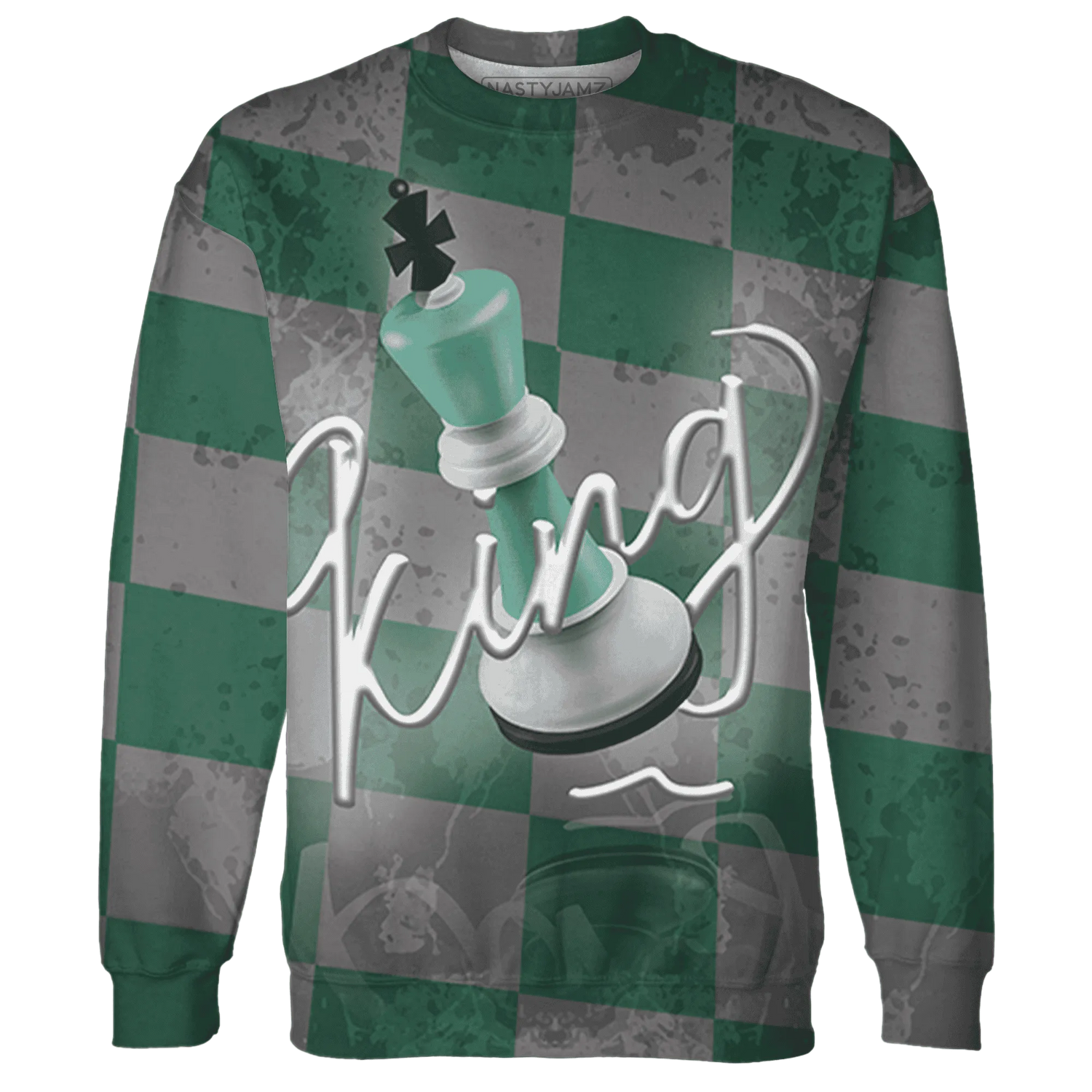 High-OG-Green-Glow-1s-Sweatshirt-Match-Black-King-3D