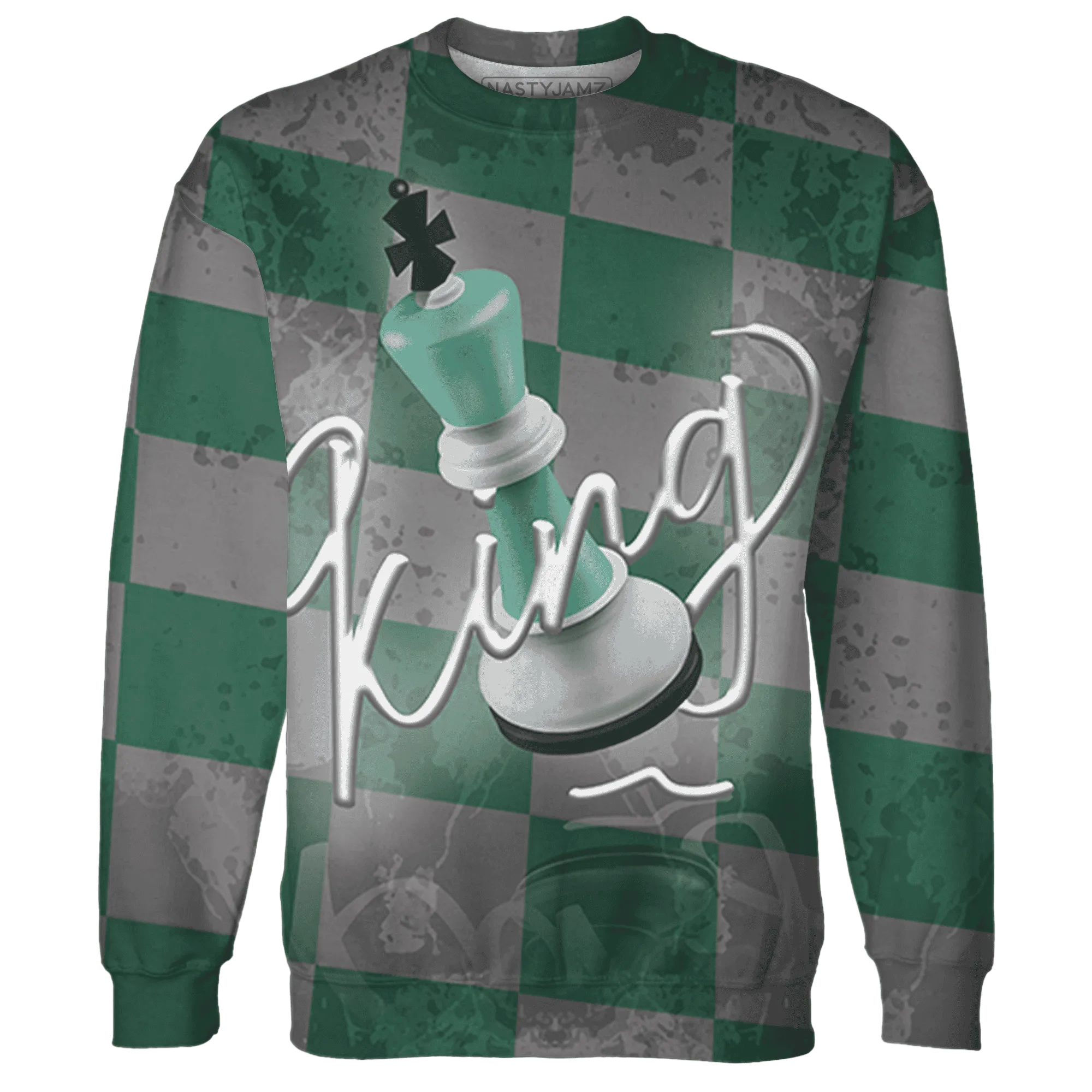 High-OG-Green-Glow-1s-Sweatshirt-Match-Black-King-3D