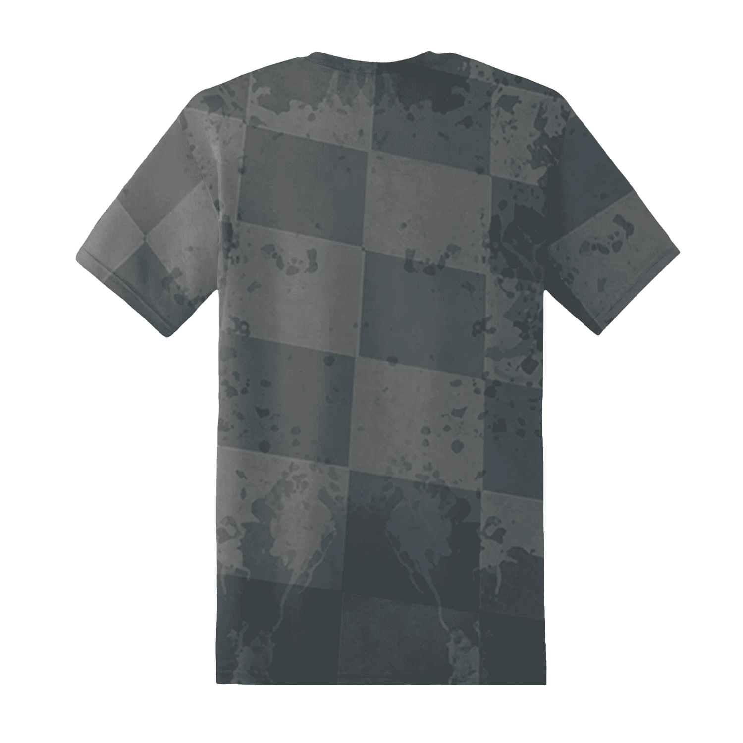 Mid-Diffused-Blue-Grey-1s-T-Shirt-Match-Black-King-3D