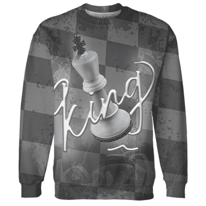 Cement-Grey-3s-Sweatshirt-Match-Black-King-3D