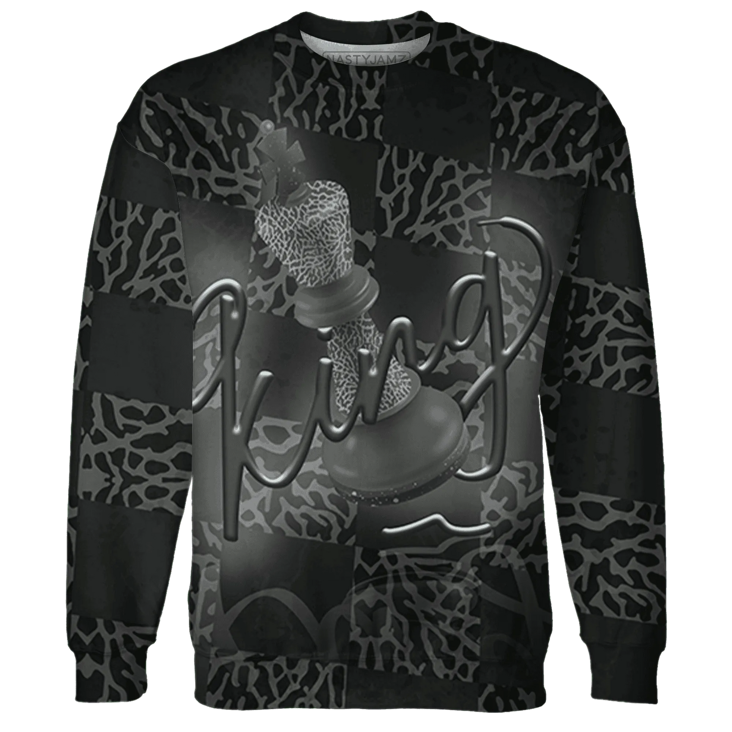 Fear-Pack-3s-Sweatshirt-Match-Black-King-3D