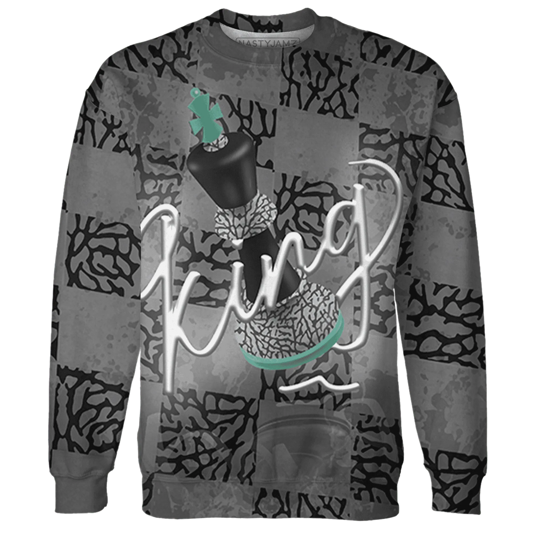 Green-Glow-3s-Sweatshirt-Match-Black-King-3D