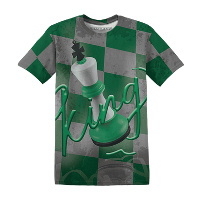 Lucky-Green-5s-T-Shirt-Match-Black-King-3D