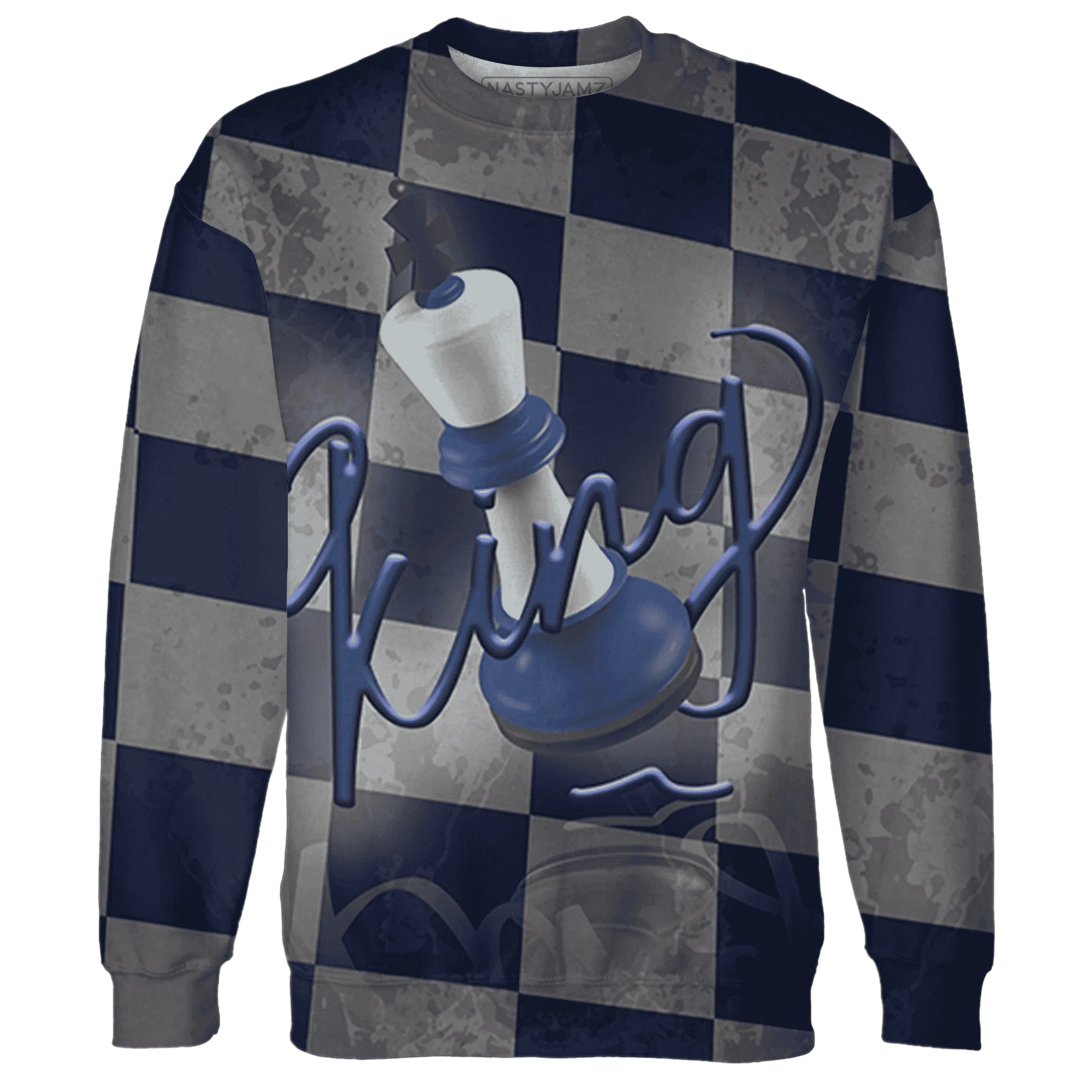 Midnight-Navy-5s-Sweatshirt-Match-Black-King-3D