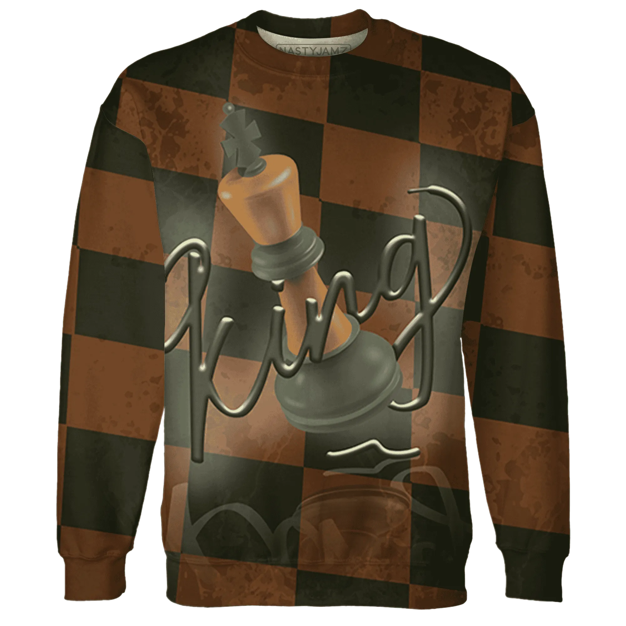 Olive-5s-Sweatshirt-Match-Black-King-3D