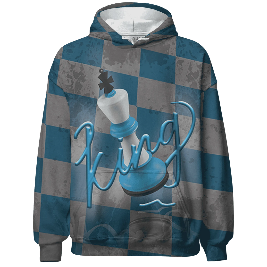 Powder-Blue-9s-Hoodie-Match-Black-King-3D