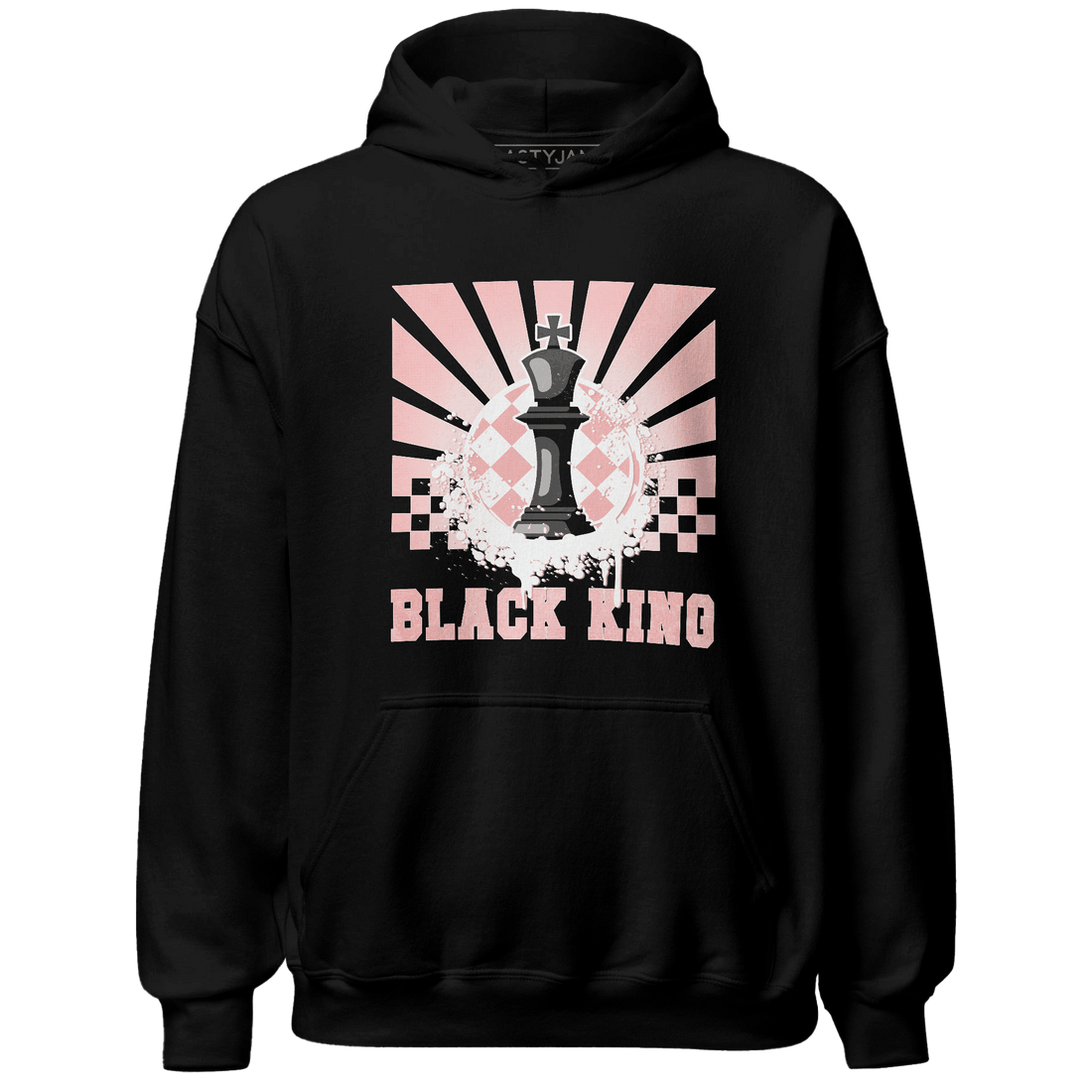 Low Legend Pink 11s Hoodie Match Black King Collection - NastyJamz