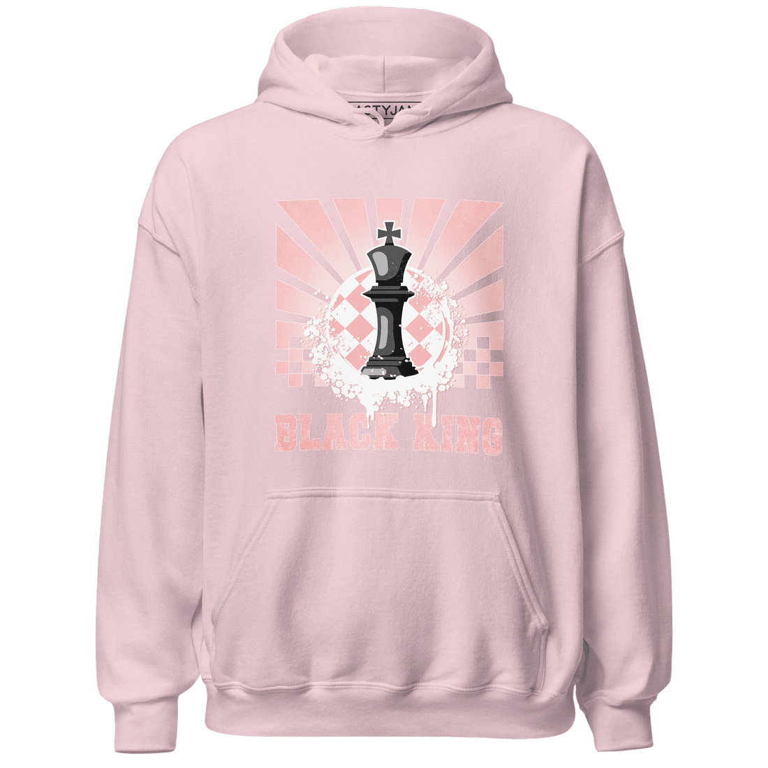 Low Legend Pink 11s Hoodie Match Black King Collection - NastyJamz
