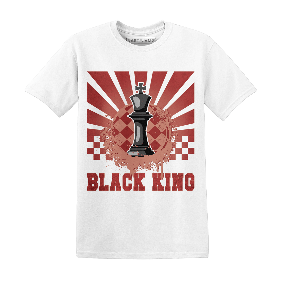 Dune Red 13s T Shirt Match Black King Collection - NastyJamz