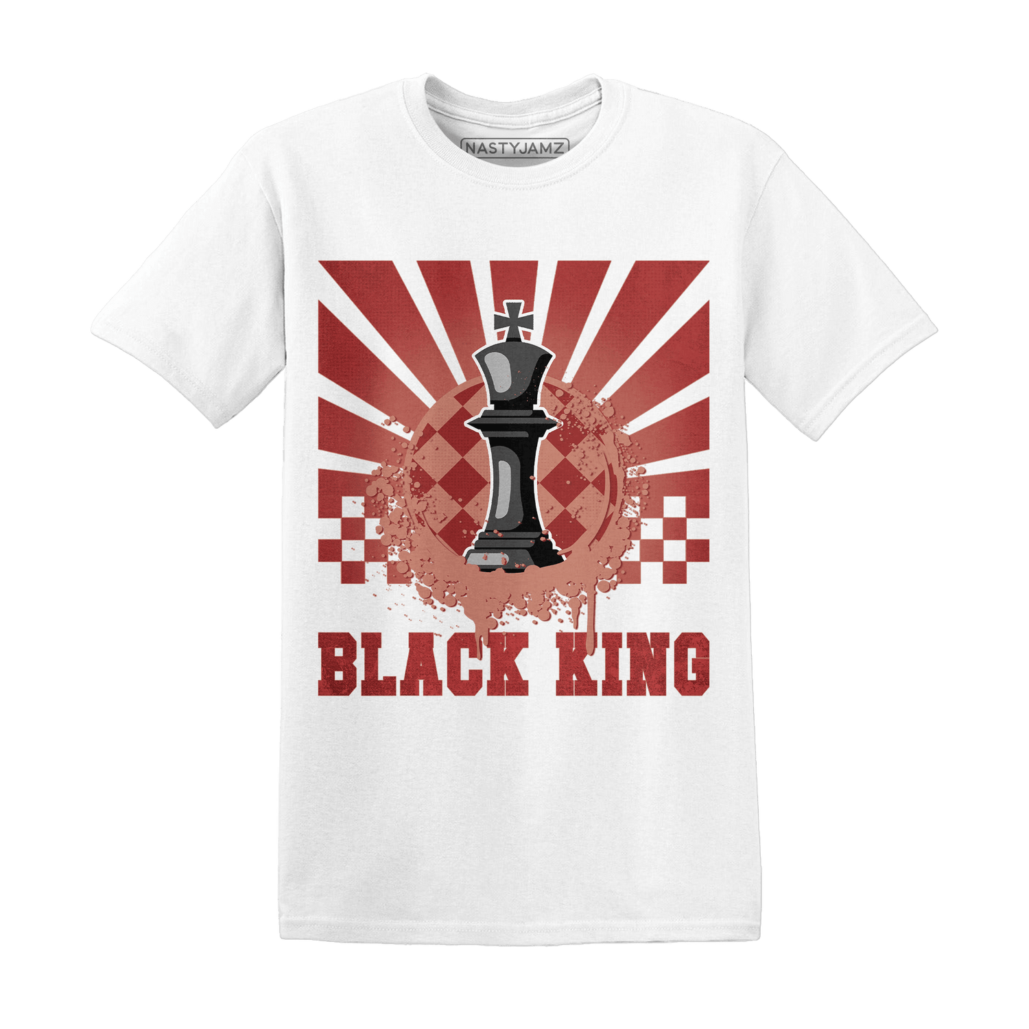 Dune Red 13s T Shirt Match Black King Collection - NastyJamz