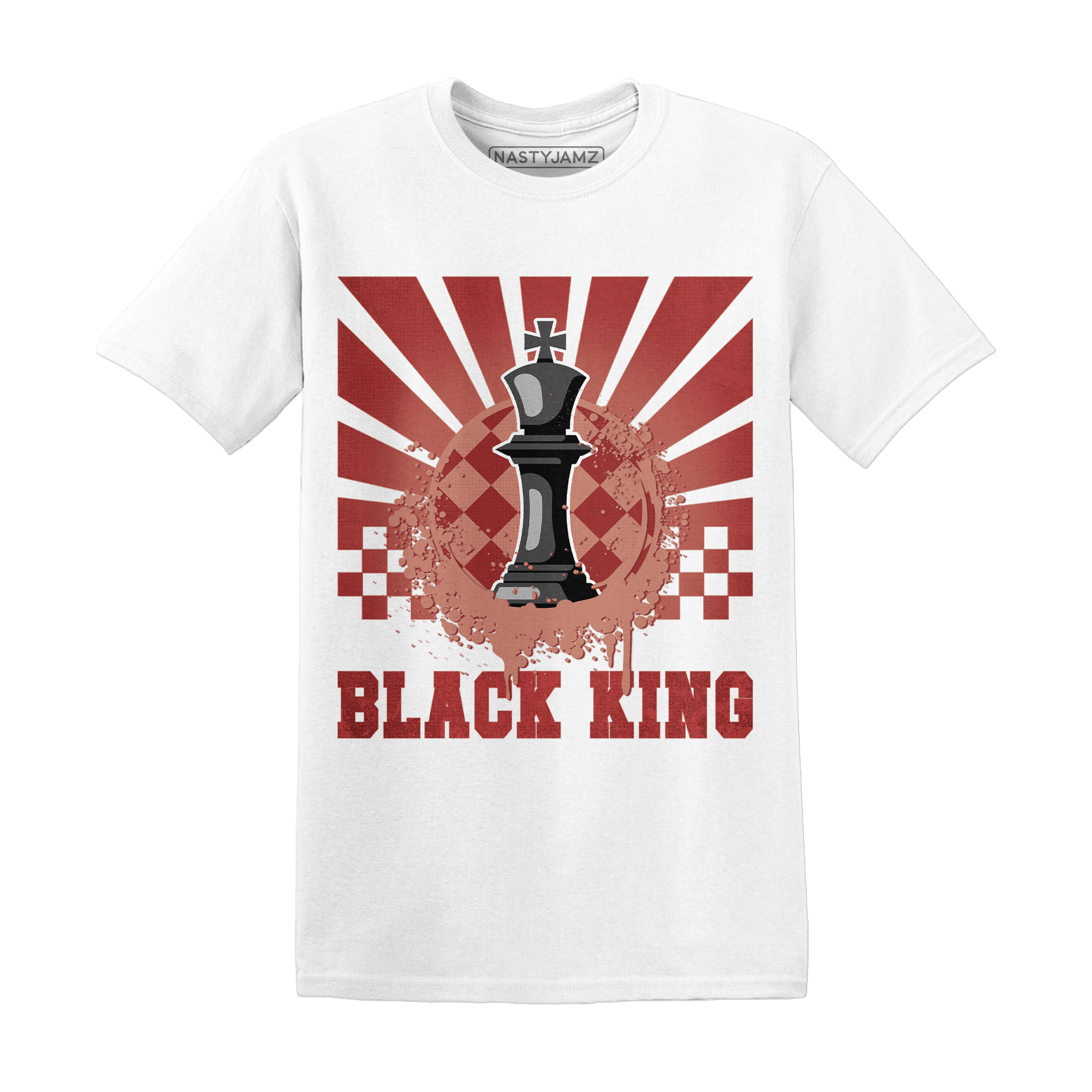 Dune Red 13s T Shirt Match Black King Collection - NastyJamz
