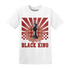 Dune Red 13s T Shirt Match Black King Collection - NastyJamz
