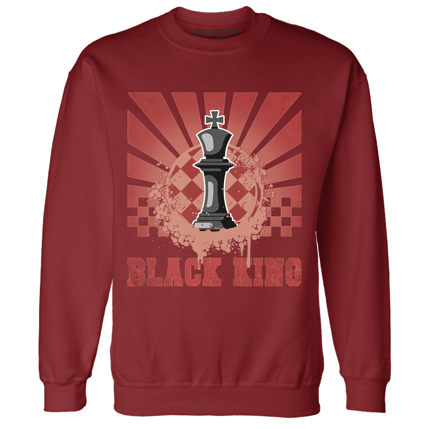 Dune Red 13s Sweatshirt Match Black King Collection - NastyJamz