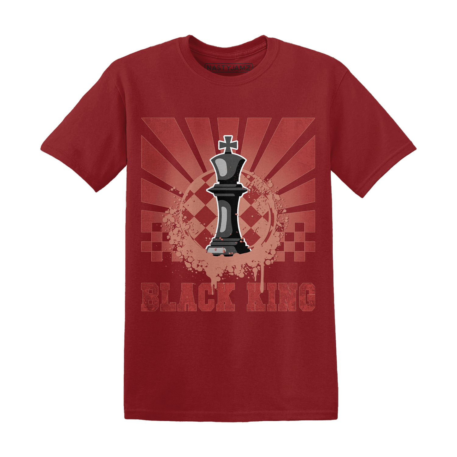 Dune Red 13s T Shirt Match Black King Collection - NastyJamz