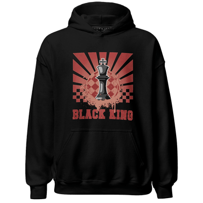 Dune Red 13s Hoodie Match Black King Collection - NastyJamz
