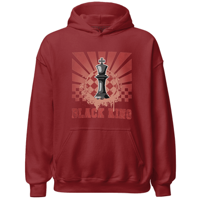 Dune Red 13s Hoodie Match Black King Collection - NastyJamz