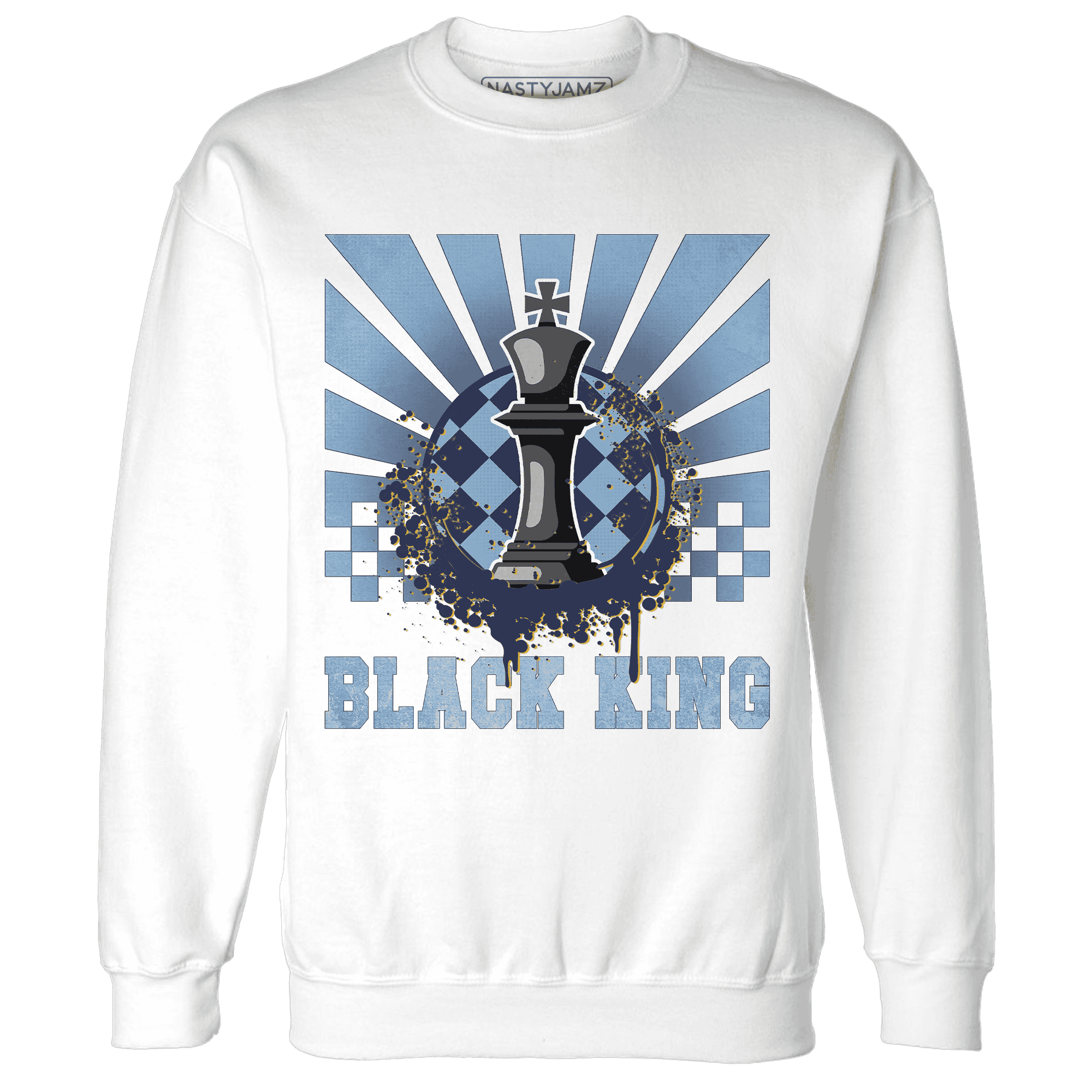 First In Flight 1s Sweatshirt Match Black King Collection - NastyJamz