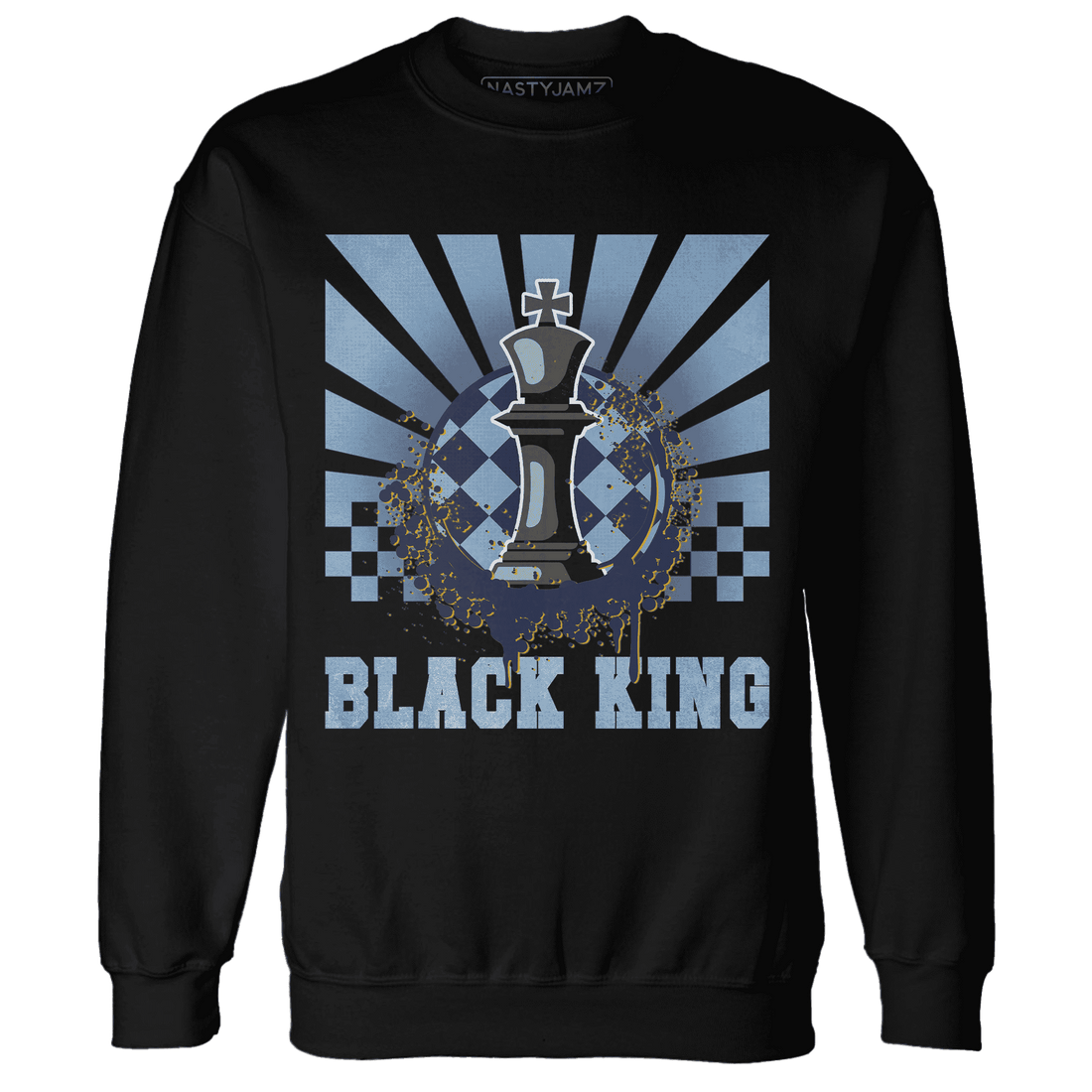 First In Flight 1s Sweatshirt Match Black King Collection - NastyJamz