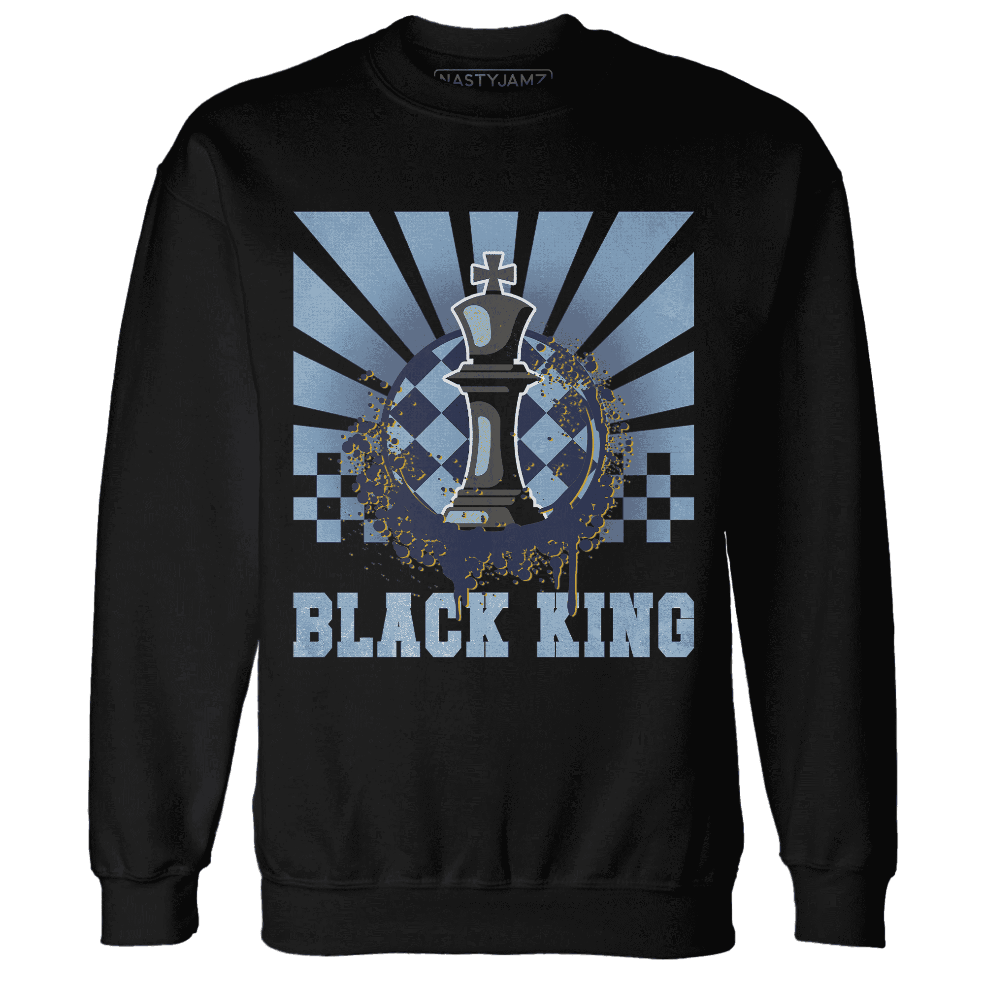 First In Flight 1s Sweatshirt Match Black King Collection - NastyJamz