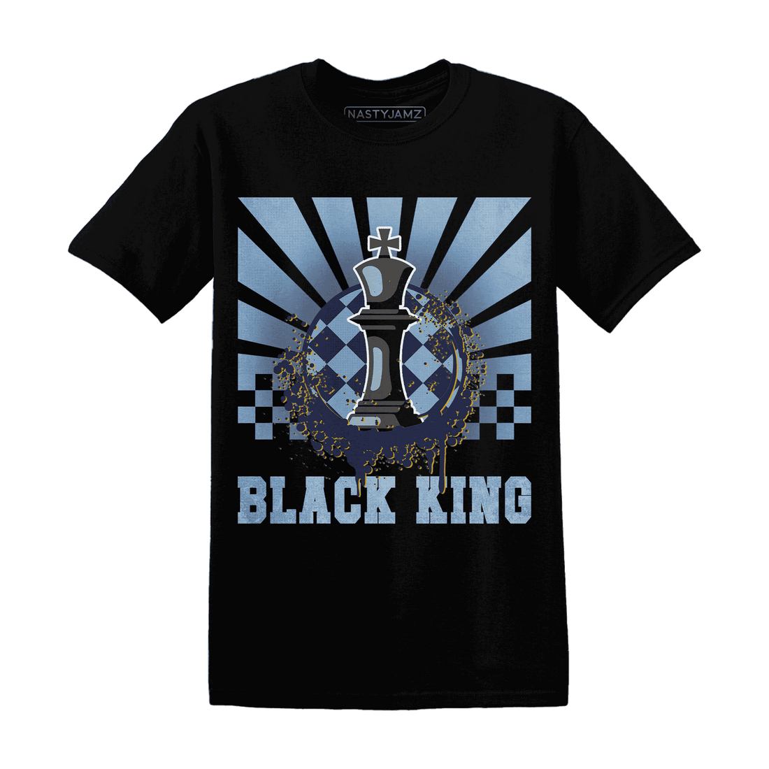 First In Flight 1s T Shirt Match Black King Collection - NastyJamz